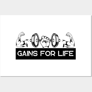 Gains For Life Posters and Art